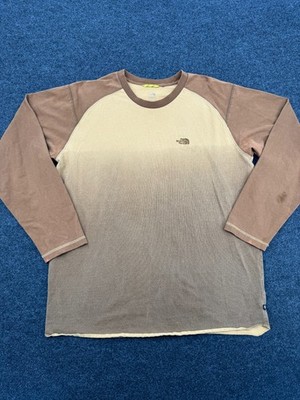 The North Face Shirt Mens Large Brown Tan Snowbird Utah Wasatch Powder Birds