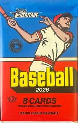 2026 Topps Heritage Baseball + Inserts. See Listing For Available Cards All NM/M