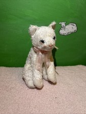 Ty Beanie Babies Fancy White Cat Plush Soft Toy Retired