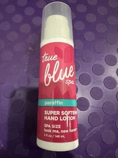 NEW Bath & Body Works TRUE BLUE SPA Shea Paraffin Hand Lotion Look Ma, New Hands