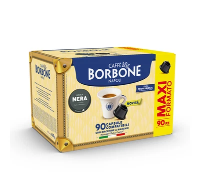360 Capsule Caffè Borbone Miscela Nera Nero 100% Compatibili Dolce Gusto Nescafè