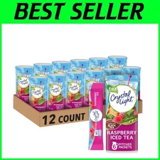 Sugar-Free Raspberry Iced Tea Powder Drink Mix, 12 Canisters