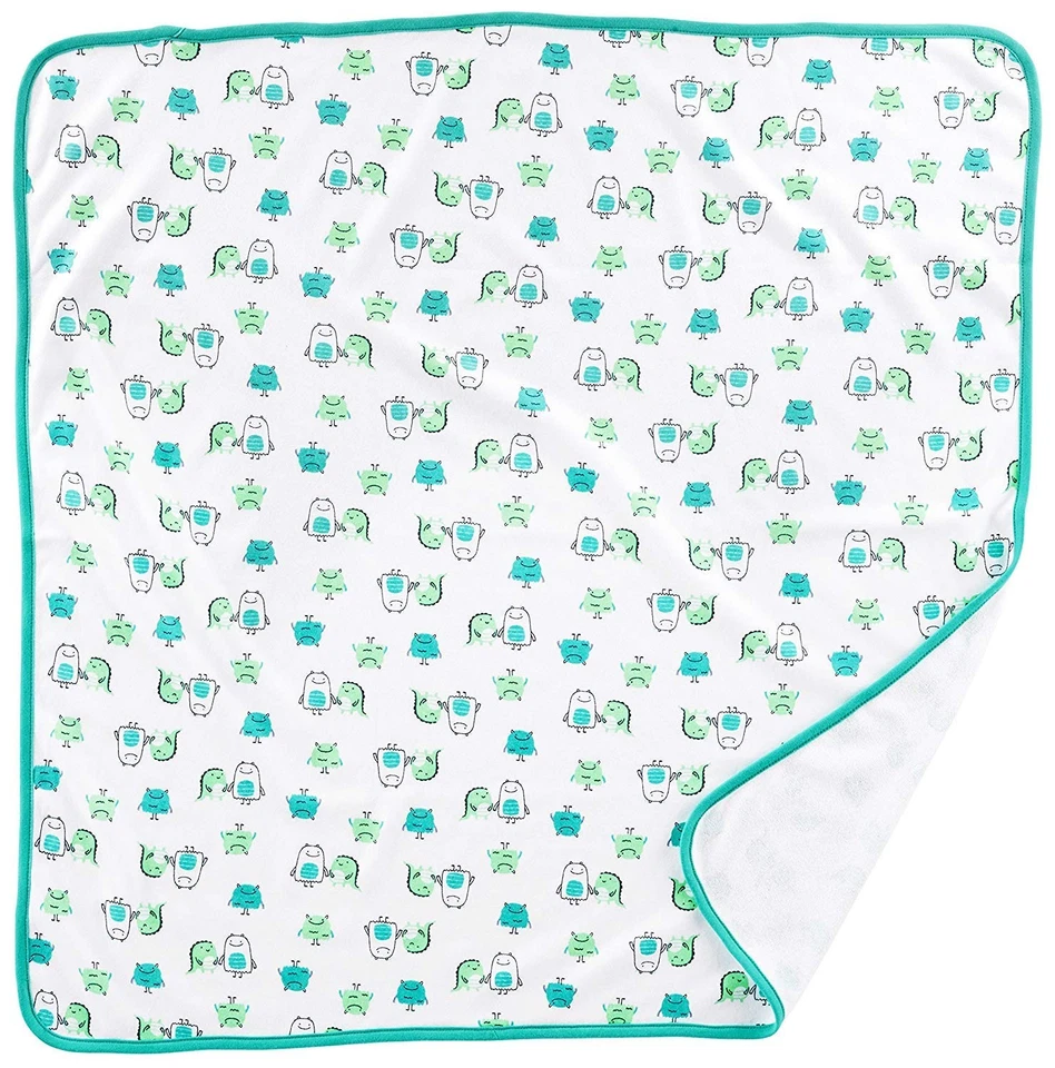 Simple Joys by Carter's Unisex Babies' 8-Piece Towel and Washcloth Set, Blue/... - Image 2 of 4