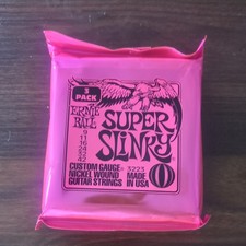 Ernie Ball 3223 Super Slinky 3 Pack Sets Electric Guitar Strings  9-42 