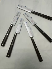 Five Vintage Cutco No 47 Smooth Edge Table Knives Inspected & polished blades
