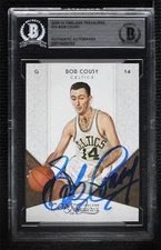 BAS 2009-10 Timeless Treasures /399 Bob Cousy #76 Authentic Auto HOF