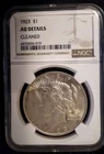 1923 SILVER PEACE DOLLAR NGC AU
