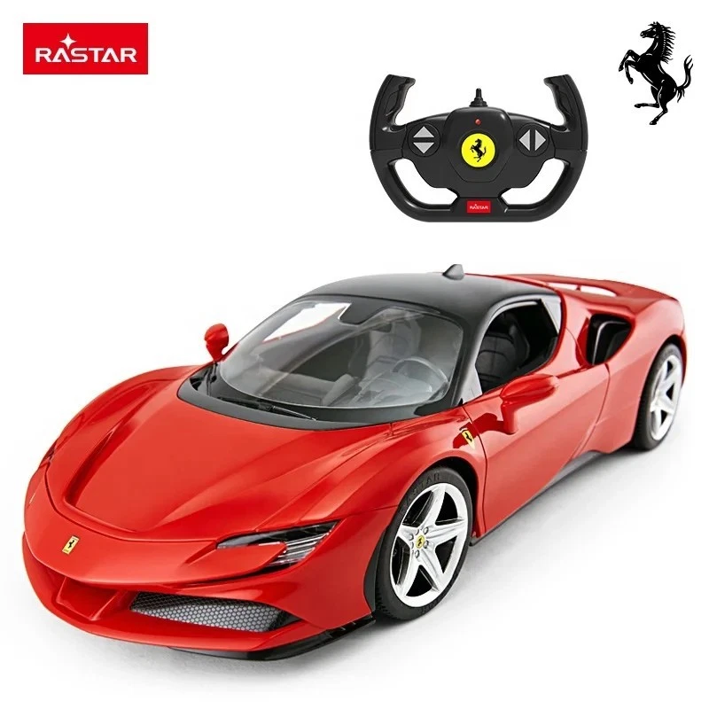 Rastar RC 1:14 Ferrari SF90 Stradale Kids Remote Control Toy Car - Red - Image 2 of 4