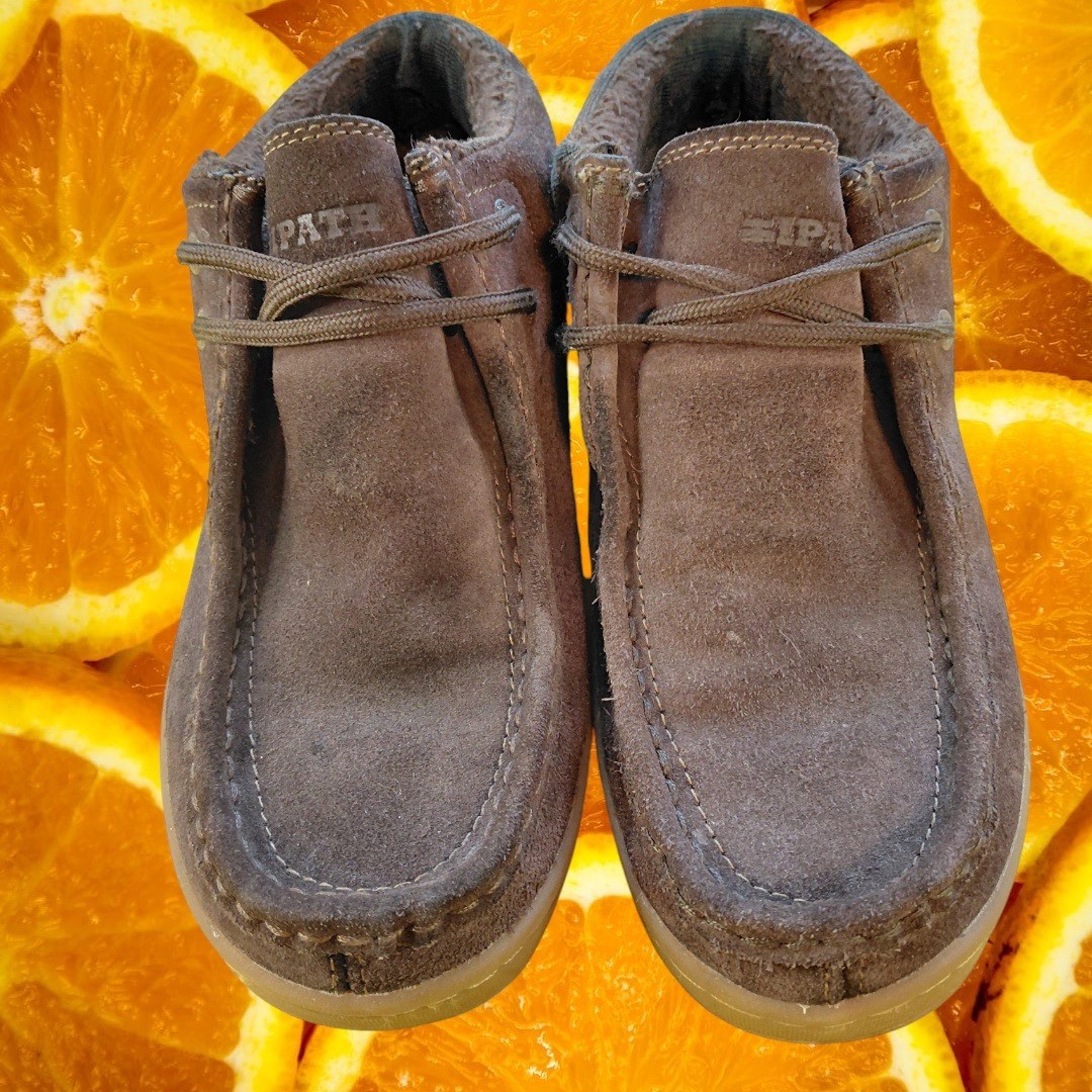 IPath Mens‎ Brown Suede Leather Lace Up Casual Comfort Shoes IPath Mens Brown Suede Leather Lace Up Casual Comfort Shoes  main image 3
