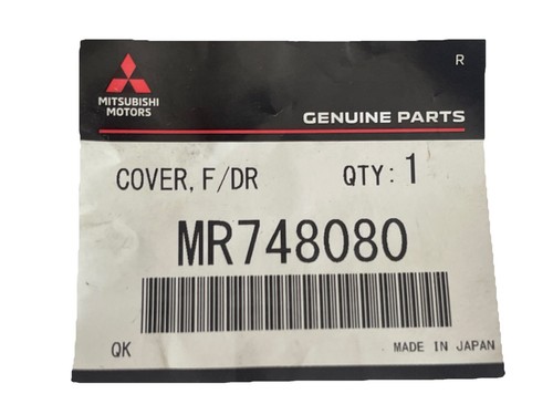 Cubierta interior puerta izquierda delantera trasera negra Mitsubishi MR748080 Evo 5 6 6.5 TME OEM - Imagen 4 de 6