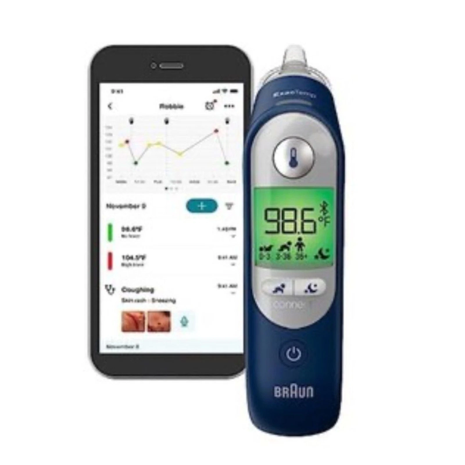 Braun ThermoScan 7+ Connect Ear Thermometer
Opens in a new window or tab