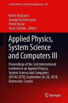 Angewandte Physik, Systemwissenschaften und Computer III - 9783030215064