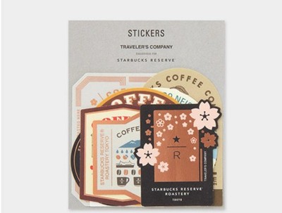 Tokyo Starbucks Reserve Roastery Nakameguro TRAVELER'S COMPANY Limited Stickers