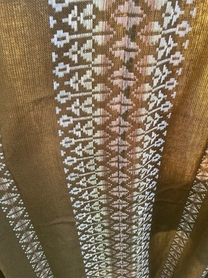Einzelne Vintage Webgardine MCM Skandinavisch? Style Stoff 180x115cm (B67