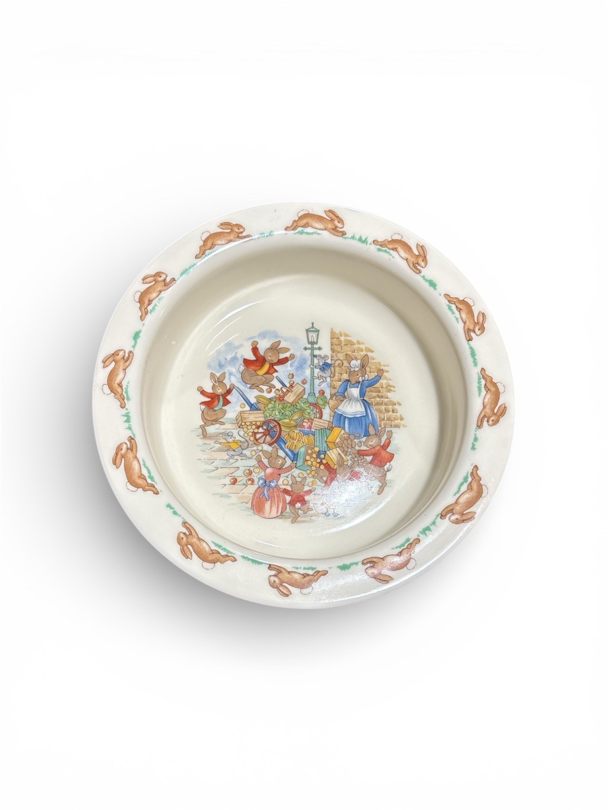 Royal Doulton Bunnykins cereal bowl featuring the 