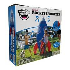 BigMouth 7' Tall Outdoor Inflatable Giant Rocket Sprinkler 360 Soaker NIB