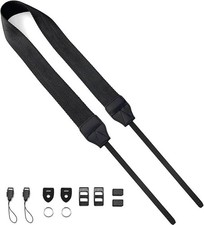 CAMERA Neck Strap Universal DSLR Binocular Soft Adjustable Black