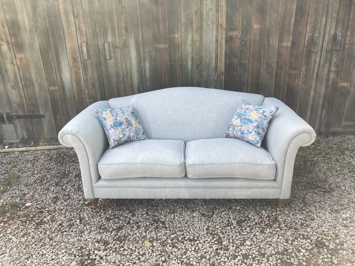 Laura Ashley gloucester 2 Seater Sofa (165cm) ReUpholstered In Your Own  Fabric