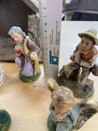 Lotto presepe natività capanna re Magi epoca Collezione - Foto 8 di 23