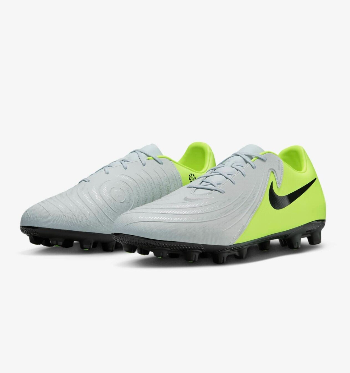 NIKE Phantom GX 2 Academy HG FJ2551-003 Metallic Silver Volt NIKE Phantom GX 2 Academy HG FJ2551-003 Metallic Silver Volt