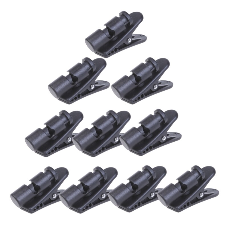 Rotatable Earphone Cable Wire Collar Clip Headphones Wire Clamps 2pc