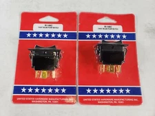 Lot Of 12 United States Hardware M-146C Black 3-Way Bilge Pump Switch 1/4 Inch
