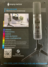 New Singing Machine All-in-One Professional Microphone SMM2097 Black