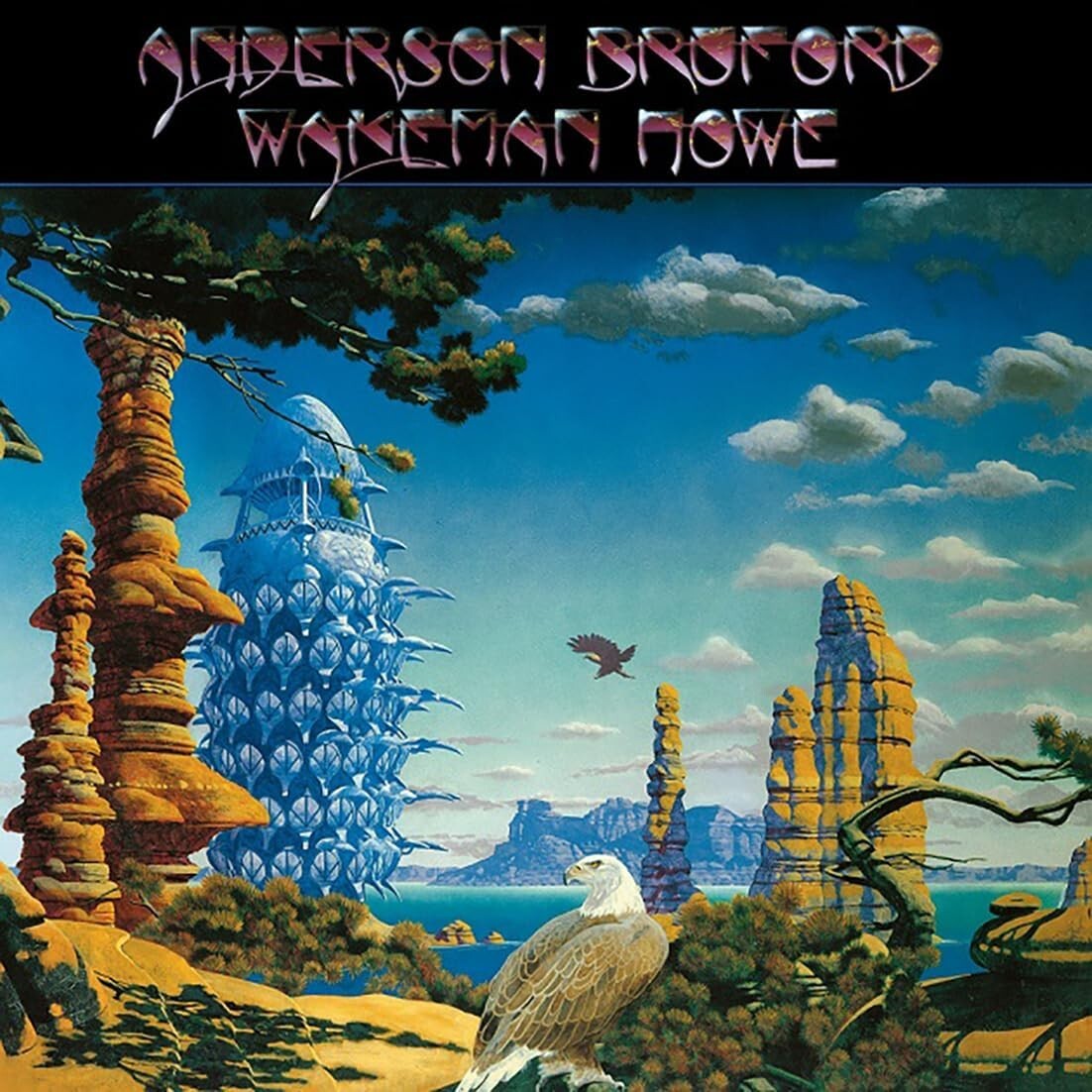 Anderson Bruford Wakeman Howe Red Color Vinyl 2LP Japan Anderson Bruford Wakeman Howe Red Color Vinyl 2LP Japan