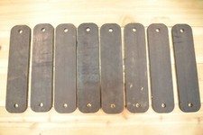 10" Rubber Shooting Target Hanging Straps 3/8" 2-ply Set of EIGHT