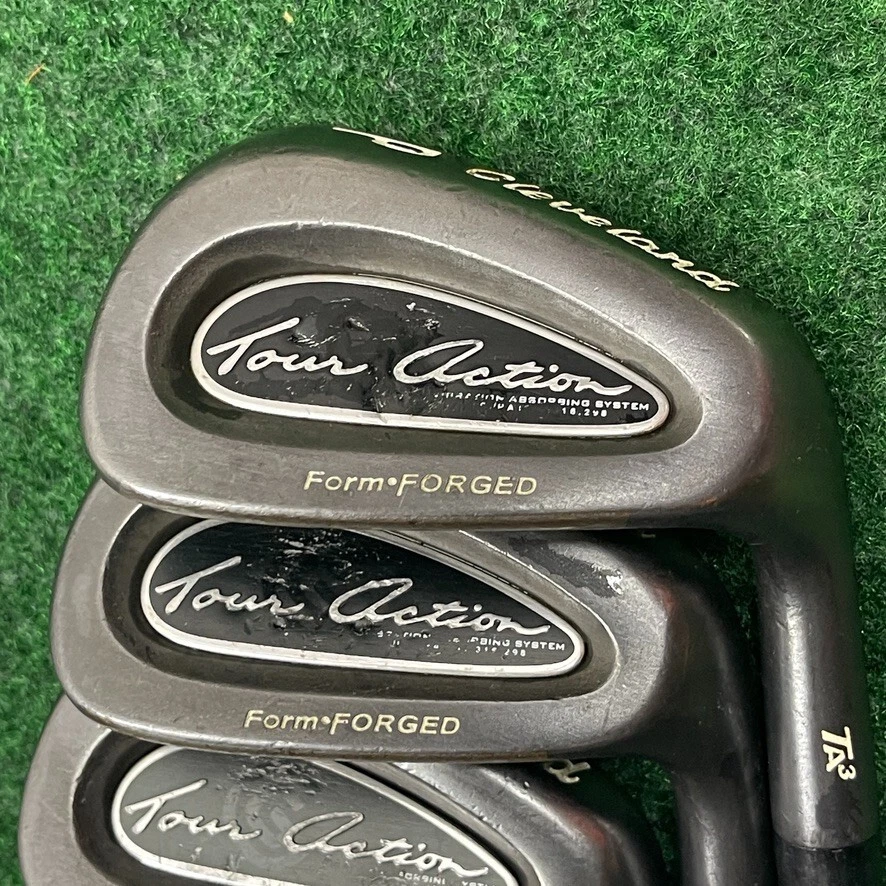 Cleveland TA3 Tour Action Iron Set 3-PW (NO 7I)Gunmetal Form Forged SS Shaft RH - Image 4 of 4