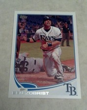 BEN ZOBRIST 2013 TOPPS CARD # 218 A0602
