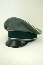 Berretto visiera gabardine ufficiale fanteria esercito tedesco seconda guerra mondiale