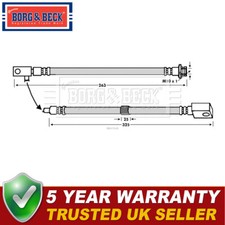 Borg & Beck Front Left Brake Hose Fits Nissan 350Z 2002-2008 3.5 46211CD000