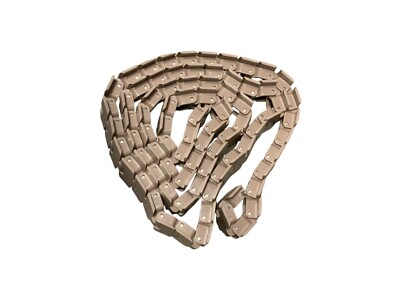 REXNORD LF279LPC-3.25IN Series Side-flexing Solid Top Material: LF, Width: 3.5in
