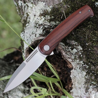 CIVC21025B4 CIVIVI Cetos Cuibourtia 14C28N Blasted Blade Wood/Stainless IKBS Fra