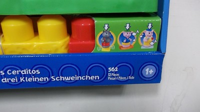 mega bloks block buddies three little pigs