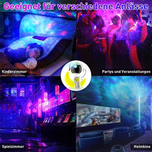 LED Astronaut Projektor Sternenhimmel Lampen Galaxy Nebula Nachtlicht Kinder - Bild 5 von 13
