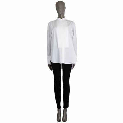 celine white blouse