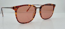 Vintage Perry Ellis PE 30-1 Tortoise Oval Sunglasses Frames Japan