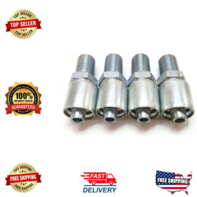 JCB BACKHOE - 1/2'' BSP MALE  STRAIGHT END FITTING FOR HOSES, PACK OF 4 PCS