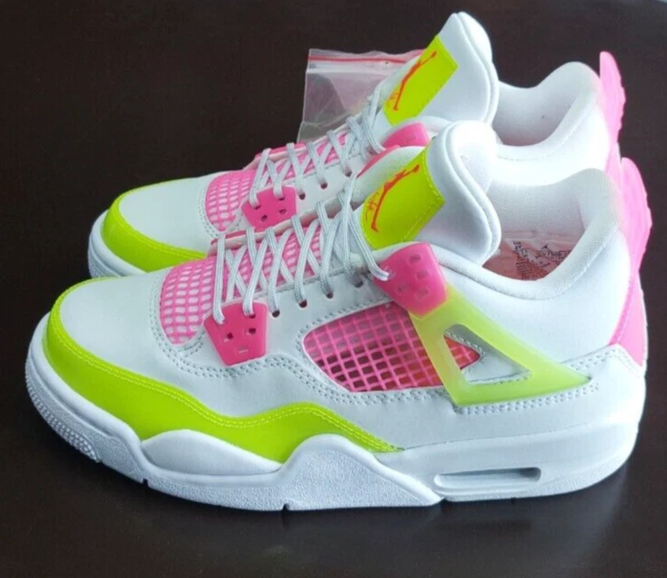 Jordans top 4s pink
