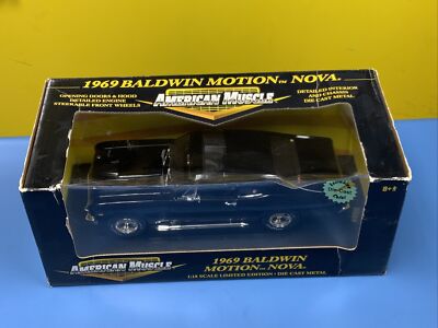 AMERICAN MUSCLE ERTL 1969 BALDWIN MOTION NOVA EXCLUSIVE COLOR “NEW