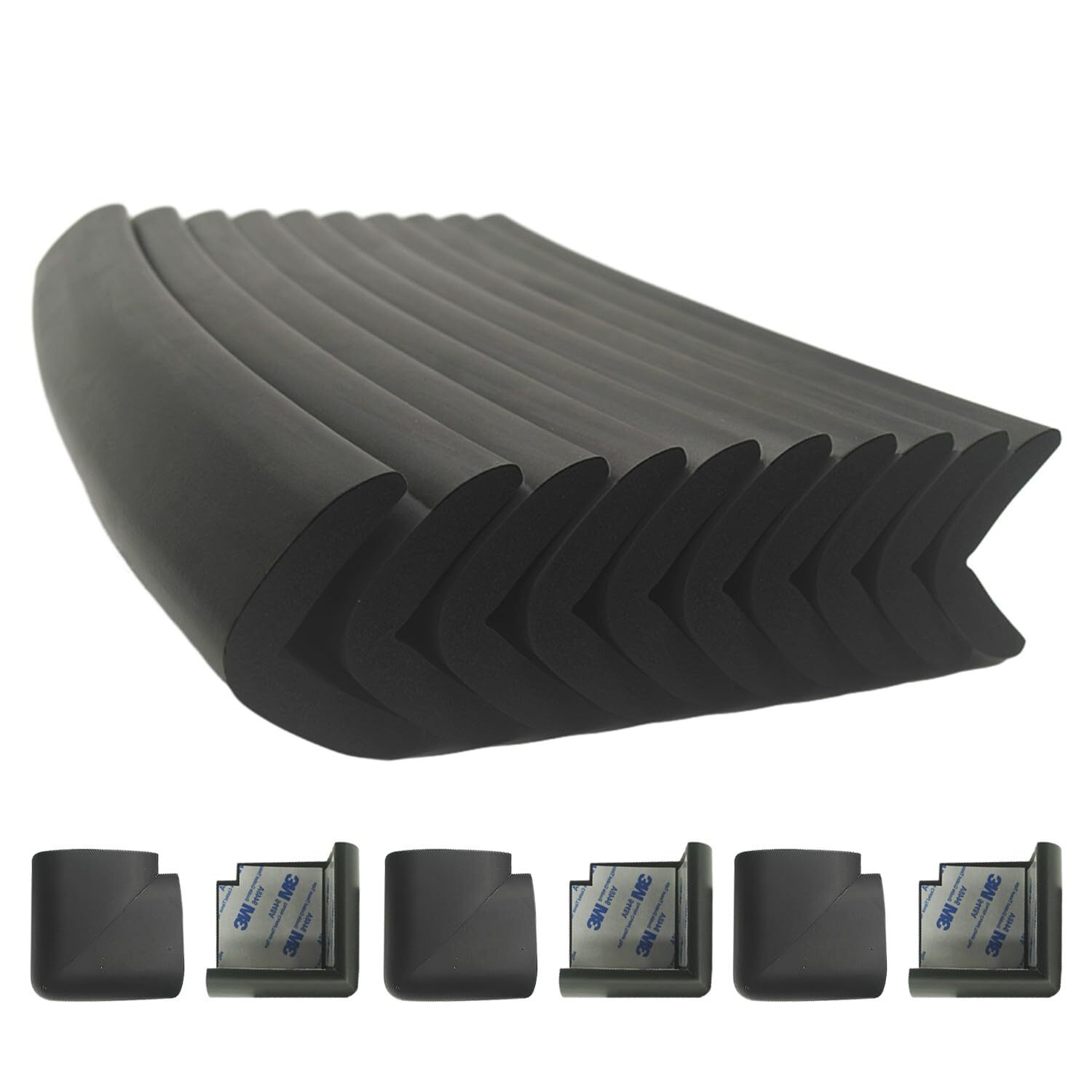 Foam Corner Protector for The Fireplace Hearths Edge and Corner Guard, with R...