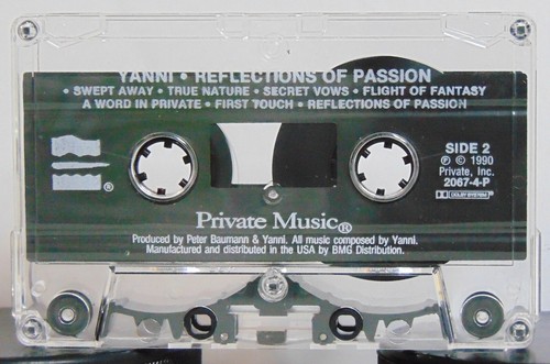 Yanni – Reflections Of Passion - 1990 Private Music 2067-4 Cassette Tape, Album - Picture 5 of 6