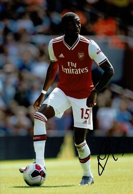 Ainsley Maitland-Niles Signed 12X8 Photo Arsenal AFTAL COA