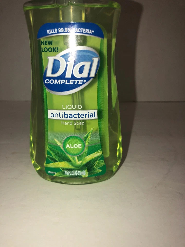 1 Ea DIAL COMPLETO ALOE LÍQUIDO JABÓN DE MANOS LAVADO ANTIBACTERIAS 7,5 OZ VERDE ENVÍO 24 HORAS Foto 4 de 4