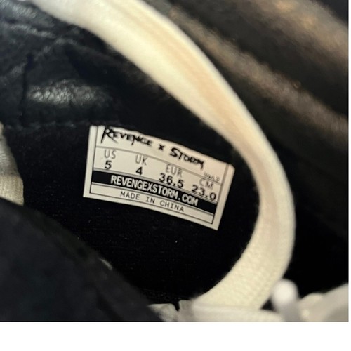 Revenge x Storm Vol 2 HIGH TOP SNEAKERS Black White Men's 5 Women's 6.5 Box - Picture 6 of 12