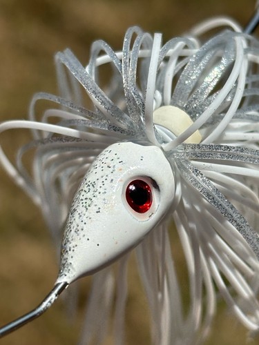 Sims Tackle 1/2oz Spinnerbait / Swimbait Predator American Shad w/Nickel Blade - Picture 3 of 5
