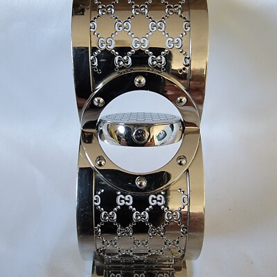 GUCCI Twirl GG Monogram Stainless Steel Swiss Made Quartz  display picture 3