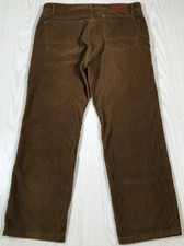 Orvis 5 Pocket Pants Men 36x28 Brown Corduroy Straight Mid Rise Outdoors Classic